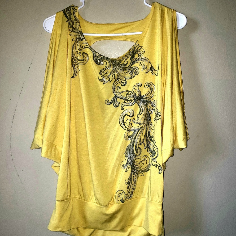 Open back tunic